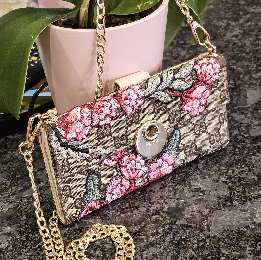 Gucci Gg Monogram Eclipse Continental Wallet W/Cr… - image 2